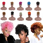 Зажим WEILAI в пучок Африканский черный Африканский Американский пучок пушистые волосы Yake аксессуары для волос