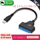 Новый кабель USB 3,0 к 2,5 SATA III, до 6 Гбитс, Поддержка 2,5 дюйма, внешний SSD HDD, жесткий диск, аналоговый конвертер, резервные файлы