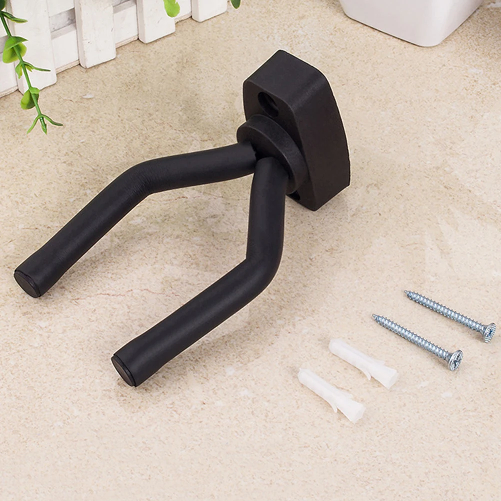 Черный подвесной крючок для гитары держатель настенное крепление подставка