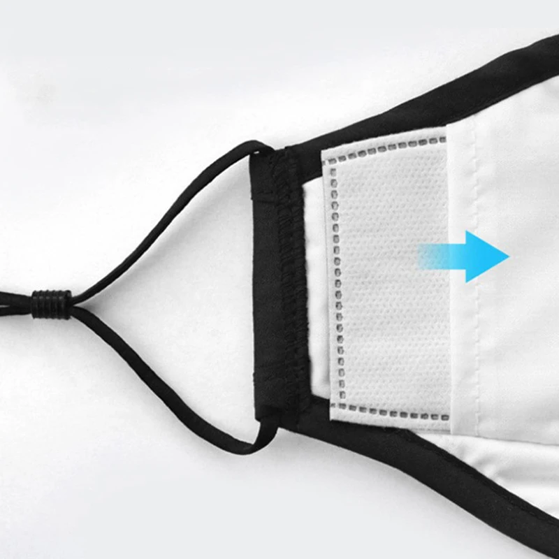 1 шт. Модный хлопковый дыхательный клапан унисекс PM2.5 маска для рта от пыли