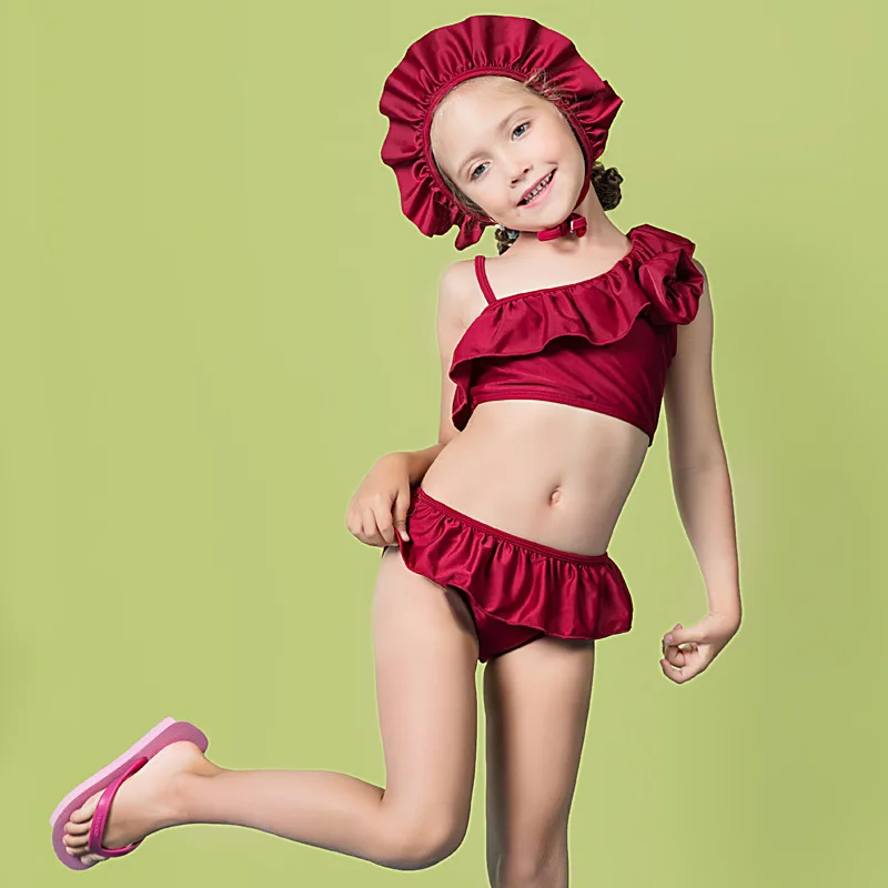 Girls' Swimsuit Toddler Kids Swimwear for Girls One Piece Swim Dress Cartoon Floral Long Sleeve Children's Bikini Set Backless | Спорт