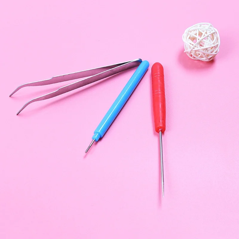 Пинцет Quilling иглы трафареты набор инструментов бумага для квиллинга инструмент пластиковая волна бумага прокатки обжима для вечерние приспособление для бумаги