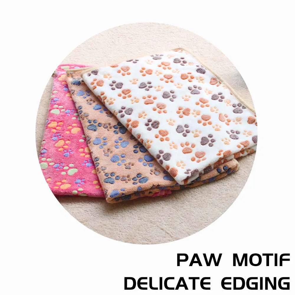 100% Коралловое Флисовое одеяло для кошек и собак мягкий удобный большой коврик