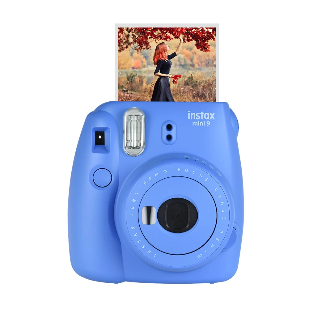 Фотокамера моментальной печати Fujifilm Instax Mini 9 с зеркалом для селфи и датчиком на светильник