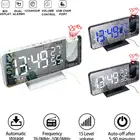 Часы с проекцией цифровые часы радио проекция Настольные часы USB будильник светодиодсветодиодный электронные настольные часы с прогнозом будильника