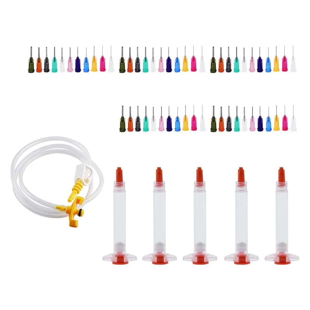 3cc шприц паяльная паста клей жидкий диспенсер и Дозирующий Наконечник иглы|tips