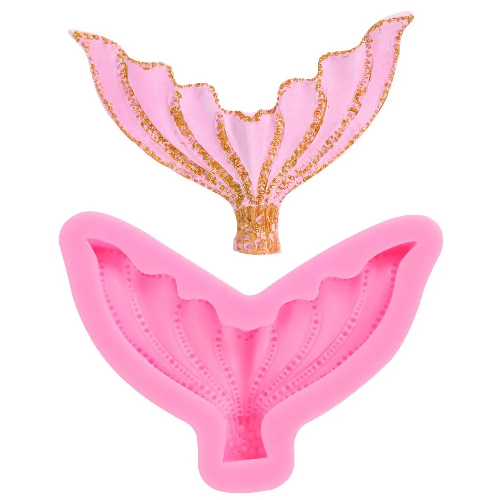 

3D хвост русалки форма для самостоятельного приготовления шоколадного пирога силиконовые формы инструменты для украшения выпечки, торта ру...