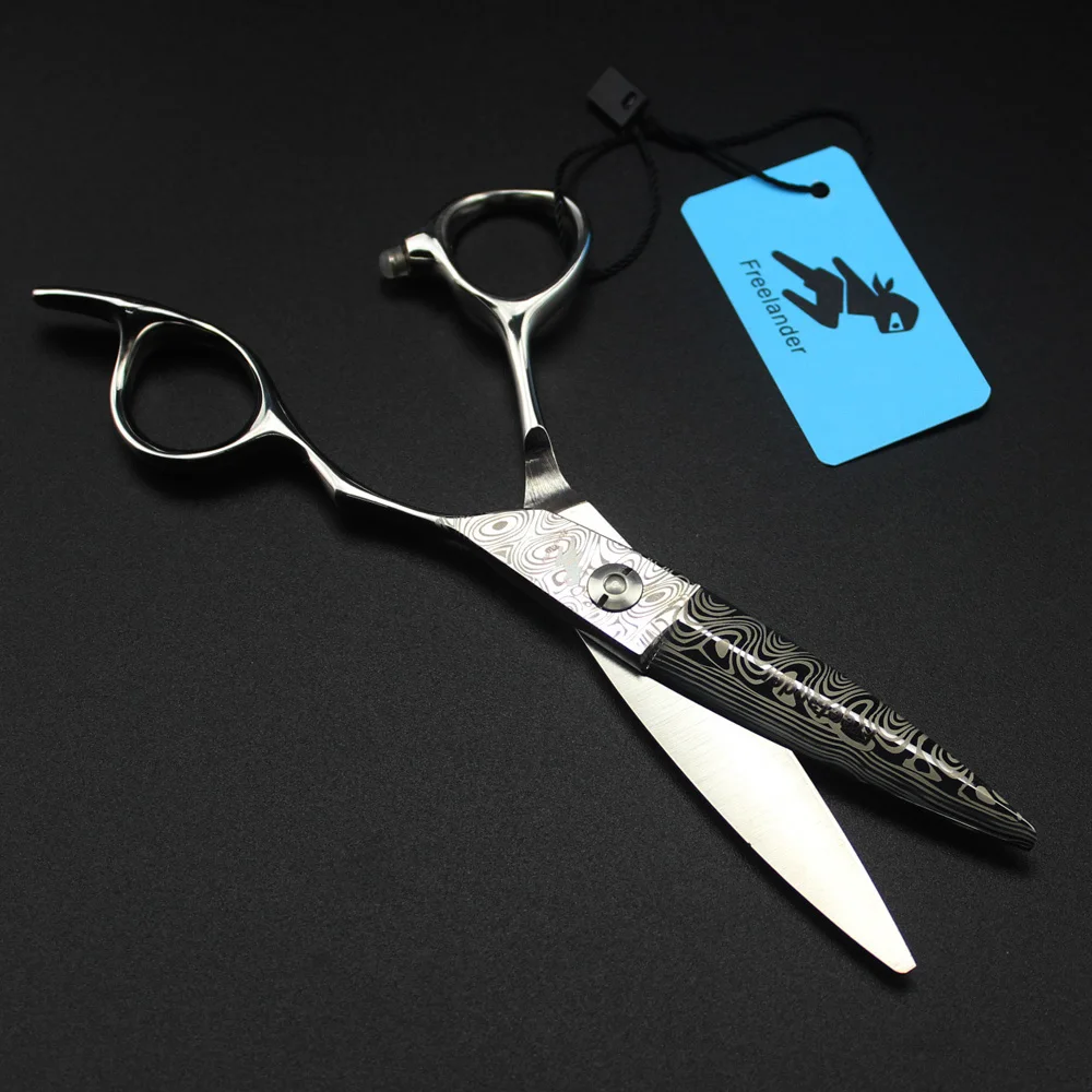 6 &quotнержавеющие 440C Дамасские ивы Профессиональные Парикмахерские ножницы