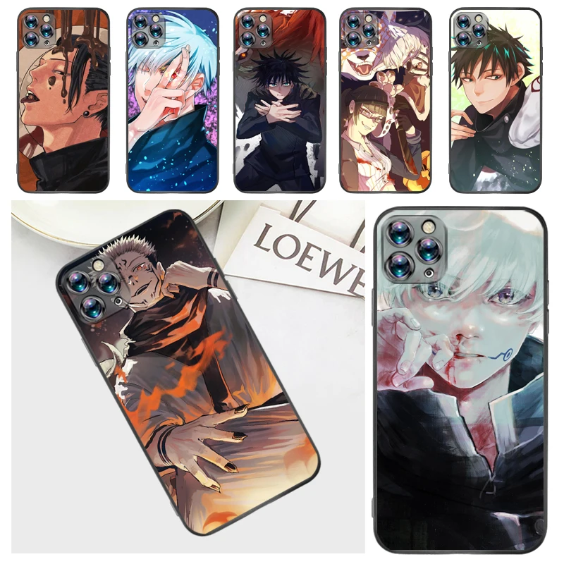 

Jujutsu Kaisen Fushiguro Megumi Sukuna Satoru Gojo Yuji Itadori Phone Case For iPhone 7 8 Plus 6 6S Cases Back Cover Funda