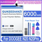 Сменный аккумулятор GUKEEDIANZI BAT1919084350 6000 мАч Для DOOGEE N20 N20Pro N20 Pro