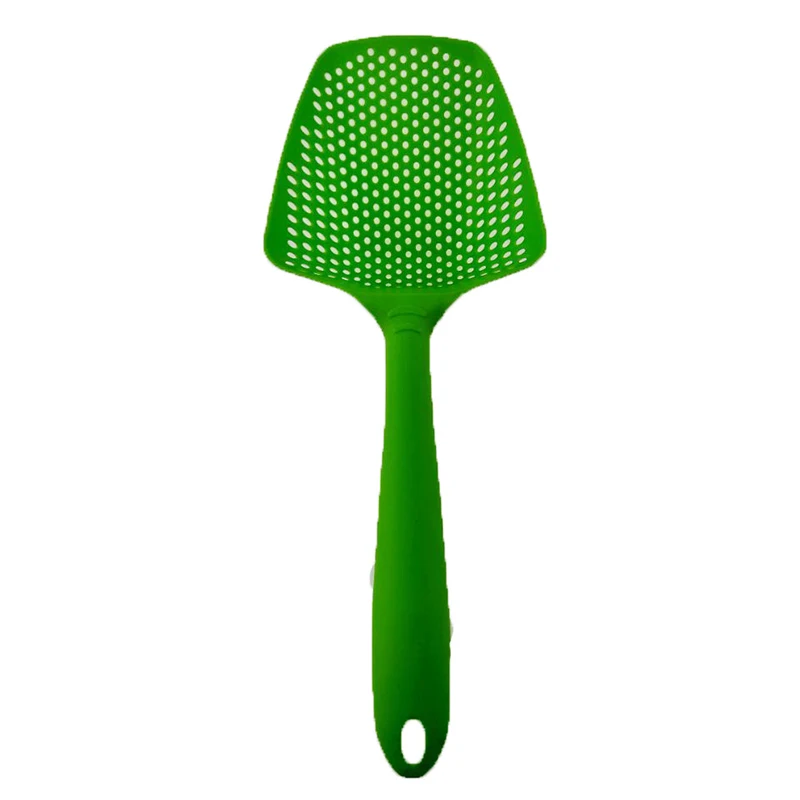 1Pcs Cooking Shovels Vegetable Strainer Scoop Nylon Non-stick Pan Spoon Large Colander Soup Filter Kitchen Tools Hot Sale | Дом и сад