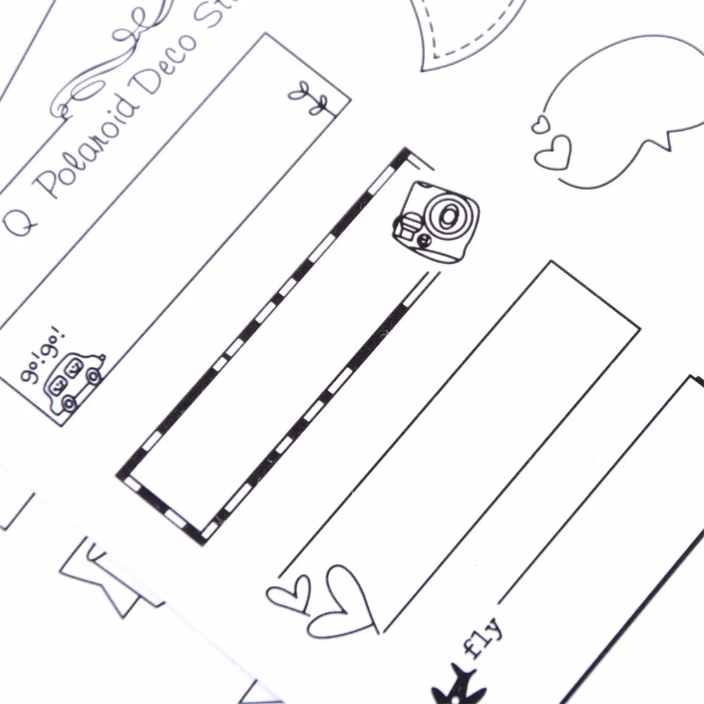 

8 Sheets Classic Toys Decoration Stickers Kids Children For Photo Scrapbook Diarybook Notebook Decor