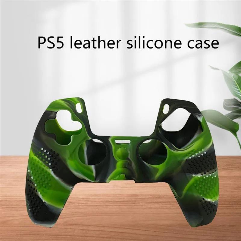 Силиконовый защитный чехол для геймпада PS5 пылезащитный Нескользящие частицы