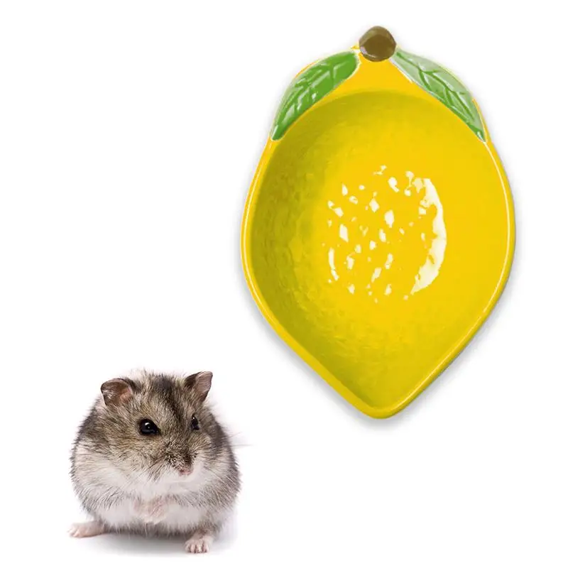 

Hamster Feeding Food Water Bowl Ceramic Bite Proof Small Animal Food Dish Drinker For Rabbits Guinea Pig Squirrel Bowl For Cage