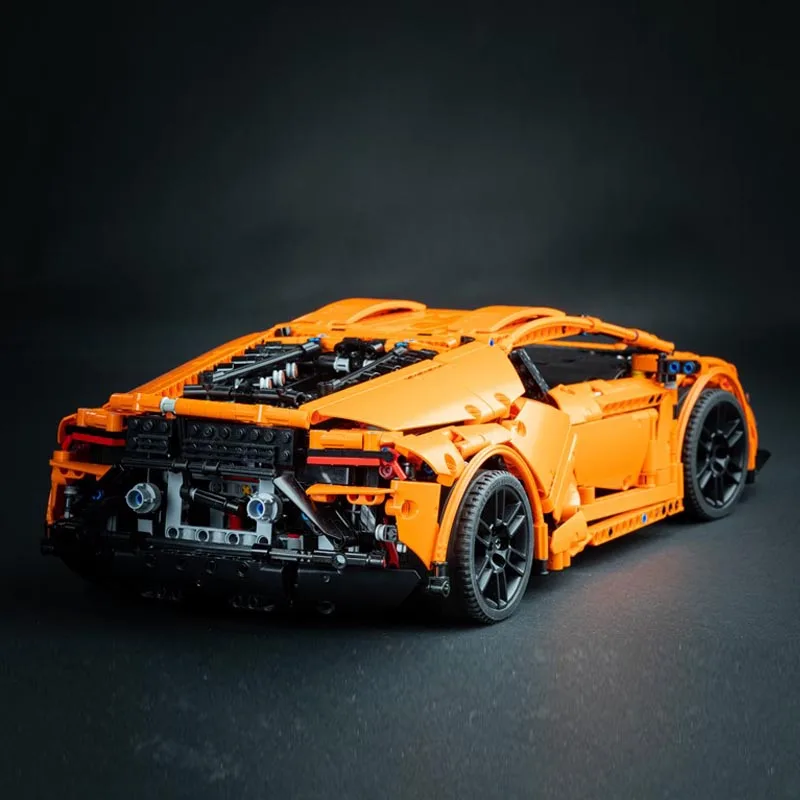 

2020 New RC Remote Control Car Huracan EVO RWD Car Hypercar High-Tech MOC-44637 Model Building Block Brick Toy Gifts