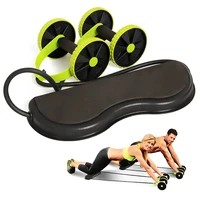 elastic pull rope abdominal roller wheel for muscle trainer exercise fitness multifunction slimming abdominal wheel device