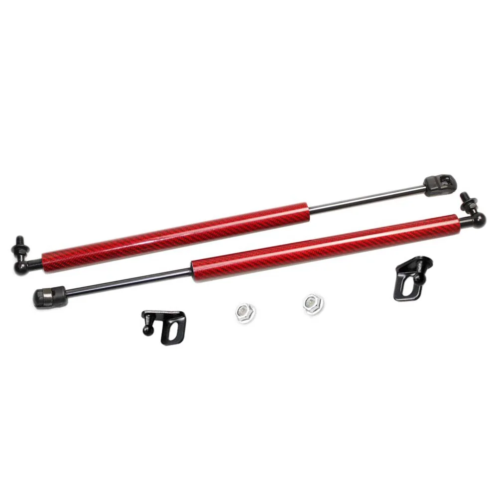 red carbon fiber Для EMG 6 MG 6- 2x авто передний капот из углеродного волокна модифицированные газовые стойки поддержка подъема амортизатор - Цвет: red carbon fiber