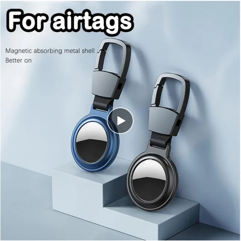 

Metal Magnetic Case For Apple AirTag Finder Anti-Scratch Protective Skin Cover With AirTags Protective Sleeve Bluetooth Locator
