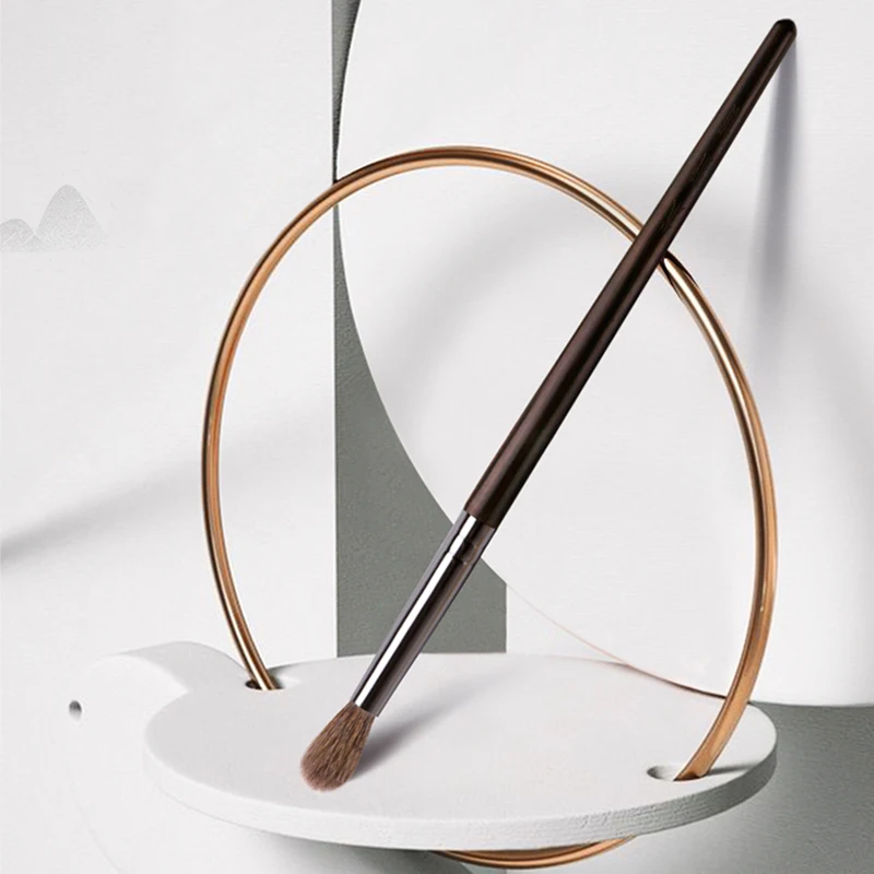 MyDestiny Кисть для макияжа-Ebony профессиональная высококачественная серия из натурального меха-серая кисть для смешивания волос в виде крыс и пони-форма пламени-косметика