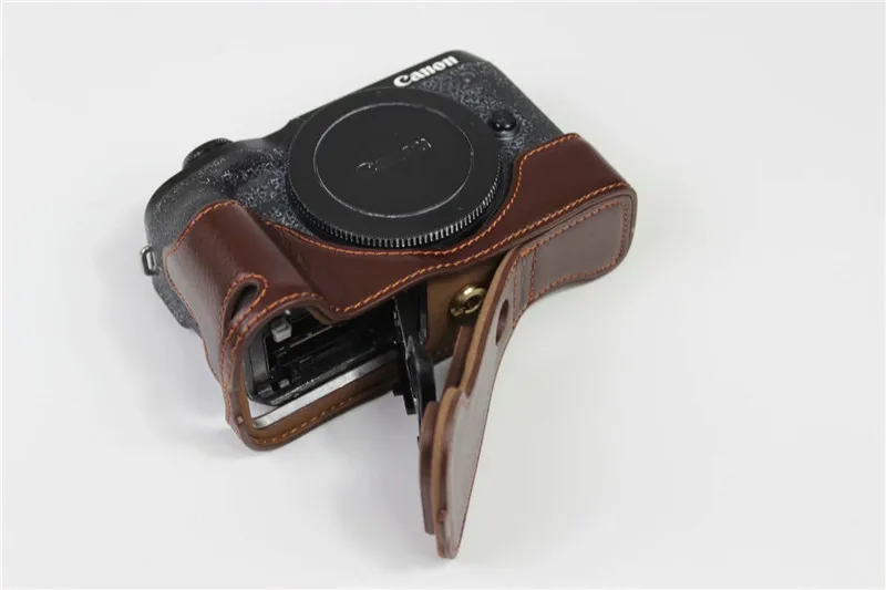 Чехол из натуральной кожи для камеры Canon EOS M6 II EOSM6 Mark M6II | Электроника
