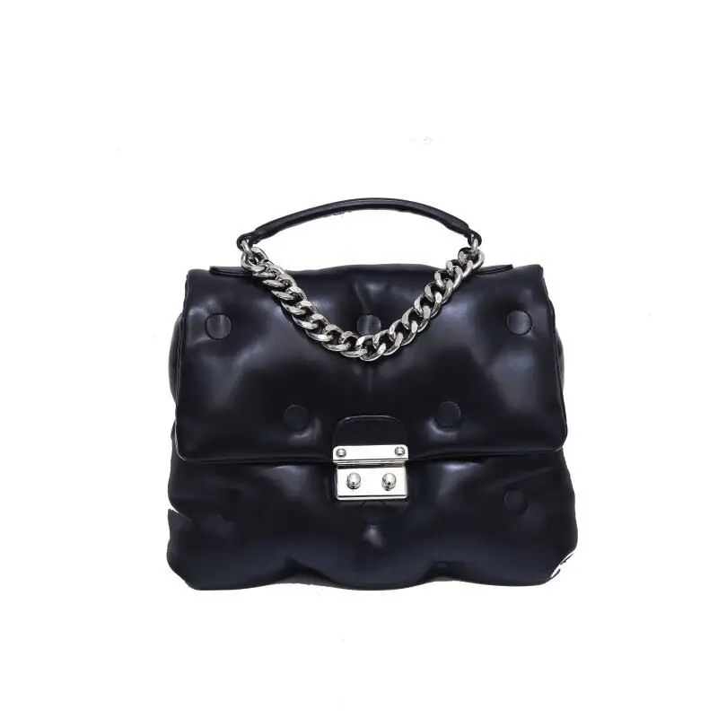 

Fashion ladies cotton bags 2021 autumn and winter new Korean version of the space cotton women's bag down portable messenger bag
