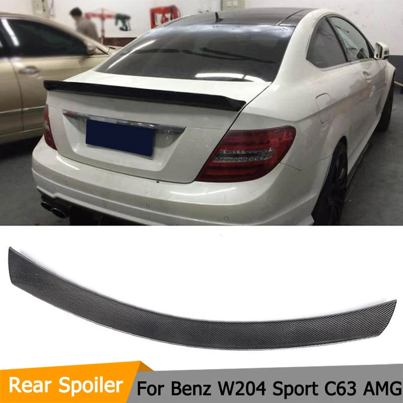 Автомобильный задний спойлер из углеродного волокна для Mercedes Benz C Class W204 C180 C200 C250