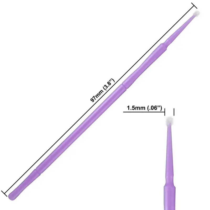 100 шт./компл. 1 5 мм одноразовый микро аппликатор для ремонта автомобильных