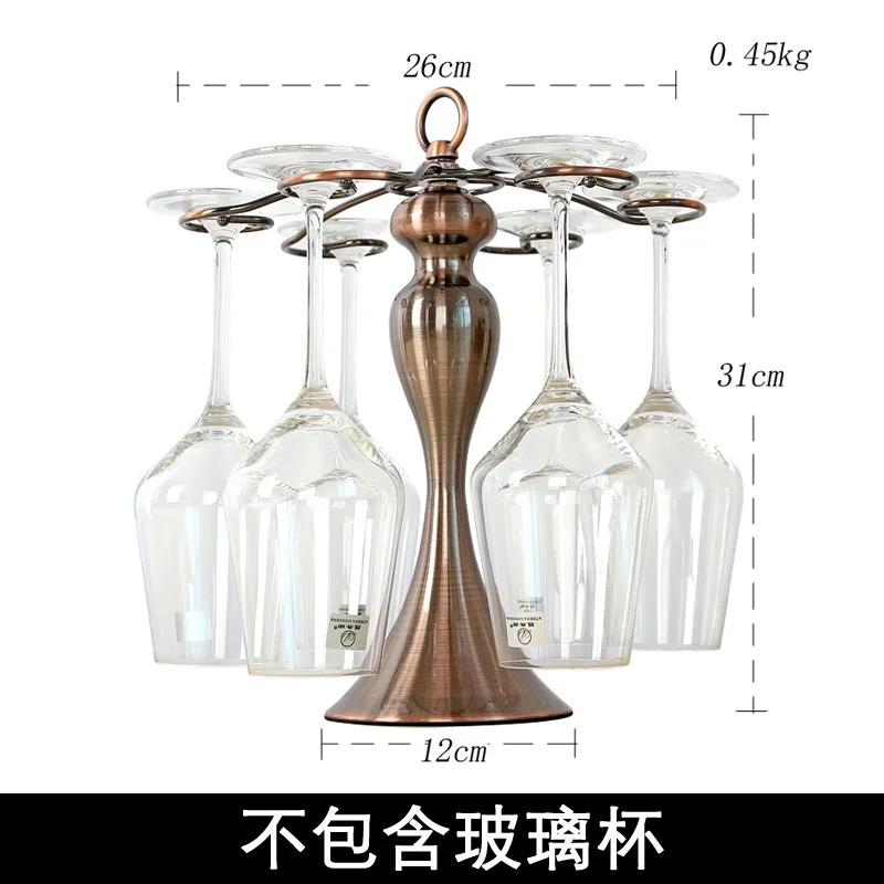 

Creative upside down wine glass holder household kitchen accessories bar wine cabinet hanging cup holder For kitchen
