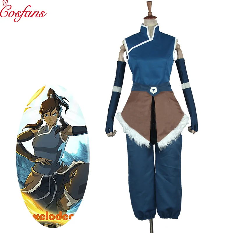 Новинка 2019 женский и мужской костюм для косплея Legend of Korra сезон 4 на Хэллоуин