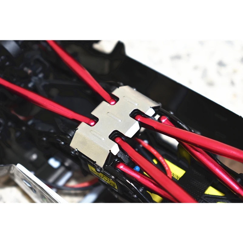 Защита оси коробки передач из нержавеющей стали для 1/24 RC Crawler Axial SCX24 AXI90081 AXI00002