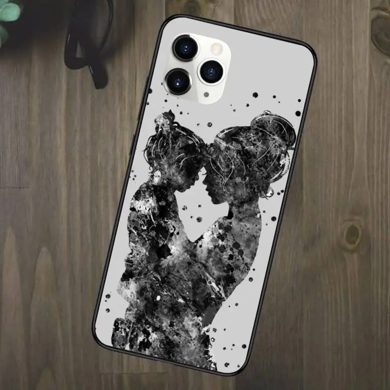 

Baby Mom Phone Case for iPhone 11 12 mini pro XS MAX 8 7 Plus X XS XR
