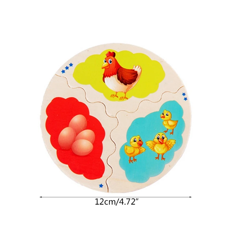 

Multifunctional Brain Developmental Puzzle for Baby Toddler Wooden Animal Growing Tangram Educational Preschool Toy