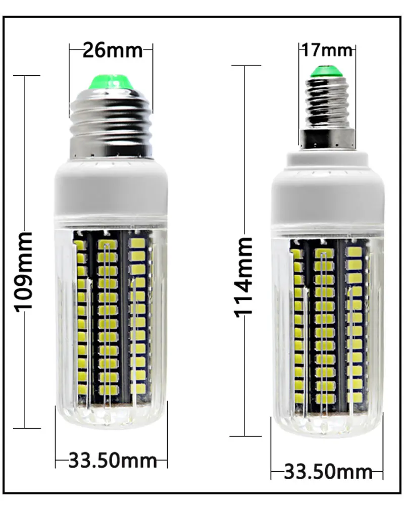 Лампа Светодиодная лампа E27 E14 110V 220V 21W кукурузные лампы супер SMD 5730 105 светодиодные прожекторы свечи для домашнего освещения E 27 высокой мощности