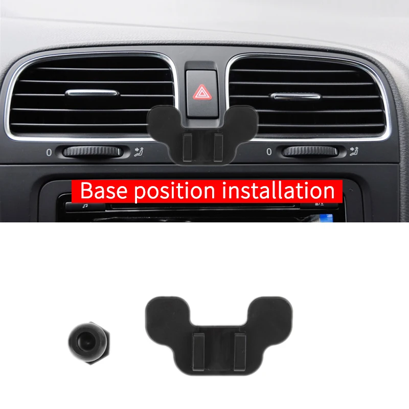 phone holder for vw volkswagen golf 6 mk6 2009 2013 car air vent mount cell stand support car accessories mobile phone holder free global shipping