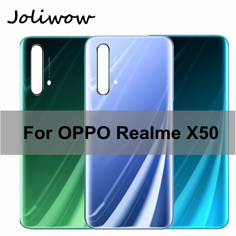 

6.57" For Realme X50 Battery Back Cover X50m X50t Housing Door Rear Glass Case for OPPO Realme X50 5G Back Battery Cover