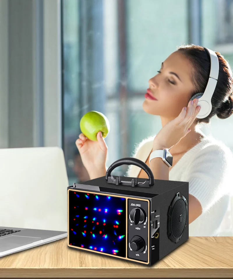 Ретро Беспроводная bluetooth-колонка модная деревянная Двойная Колонка s большая