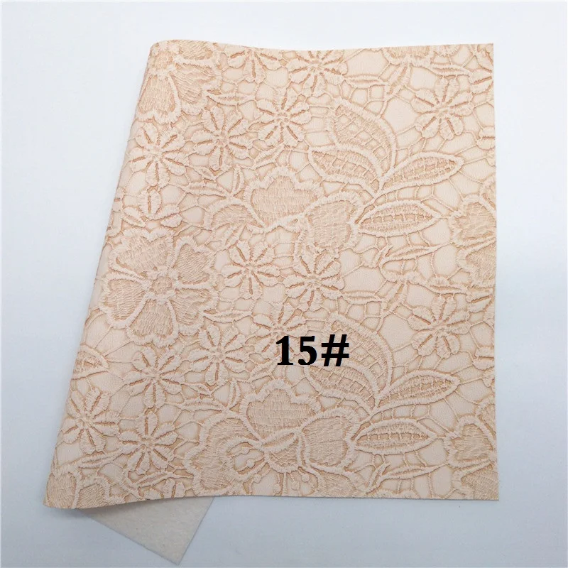 15 Glitterwishcome 21X29 см A4 размер винил для бантов Радужное тиснение цветы кожа ткань искусственная кожа листы для бантов, GM604A - Цвет: 15