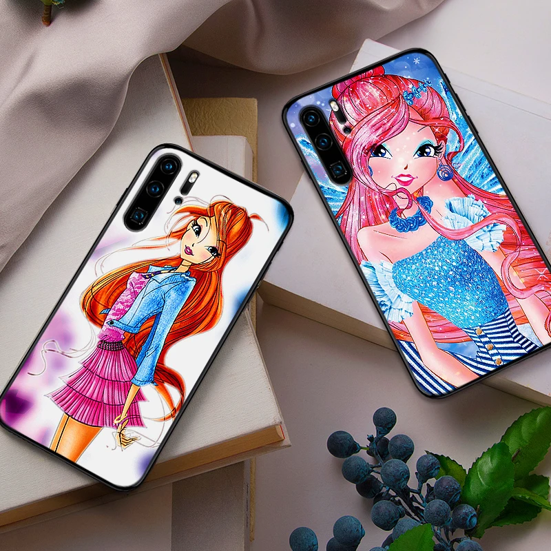 Роскошный черный чехол Winx для huawei P Smart Z 2018 P20 Pro P8 P9 Mini P10 2019 P30 LITE | Мобильные
