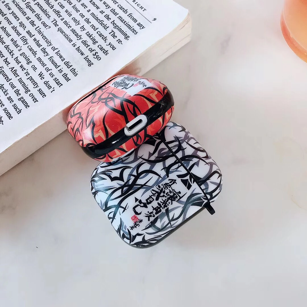 Роскошный китайский Jing thorn Модный мягкий чехол для Apple new Airpods 1/2 противоударный чехол беспроводной Bluetooth наушники чехол для гарнитуры