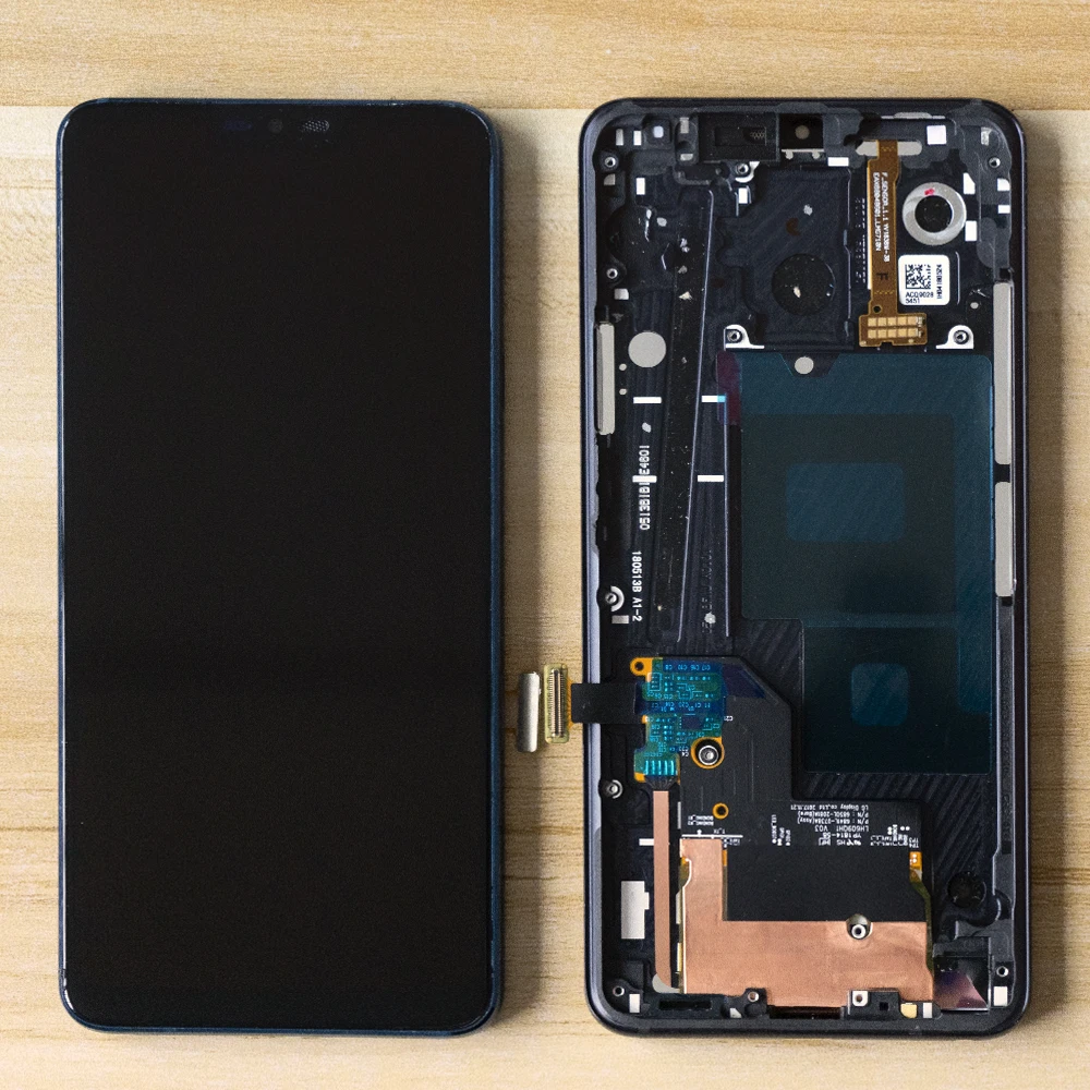 6,1 ''ЖК-дисплей для LG G7 lcd G710 G710EM G710PM G710VMP ЖК-дисплей сенсорный экран в сборе дигитайзер Рамка для LG G7 thinQ lcd