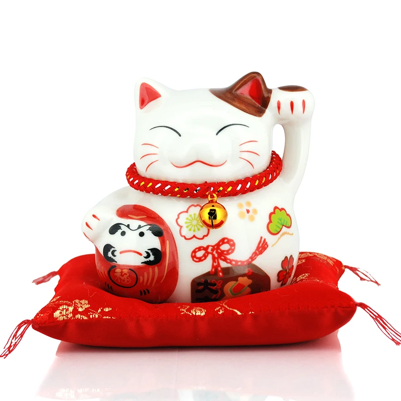 

Lucky Cat Medium Ceramic Decoration Piggy Bank Store Opened Feng Shui Decoration Desk Home Creative Gift home decor feng shui