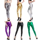 Леггинсы для женщин пуш-ап бюстгальтер пуш-ап с мокрым эффектом блестящие штаны, бесплатная доставка, большие размеры M L XL XXL