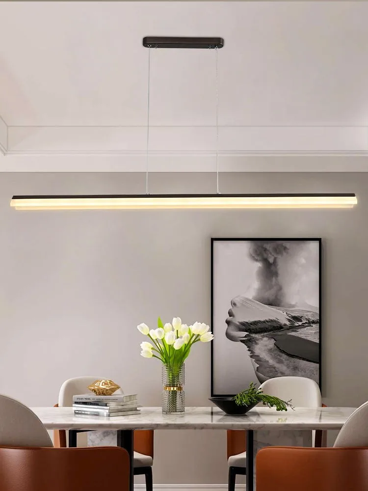 Современный простой светодиодный акриловый подвесной светильник для столовой