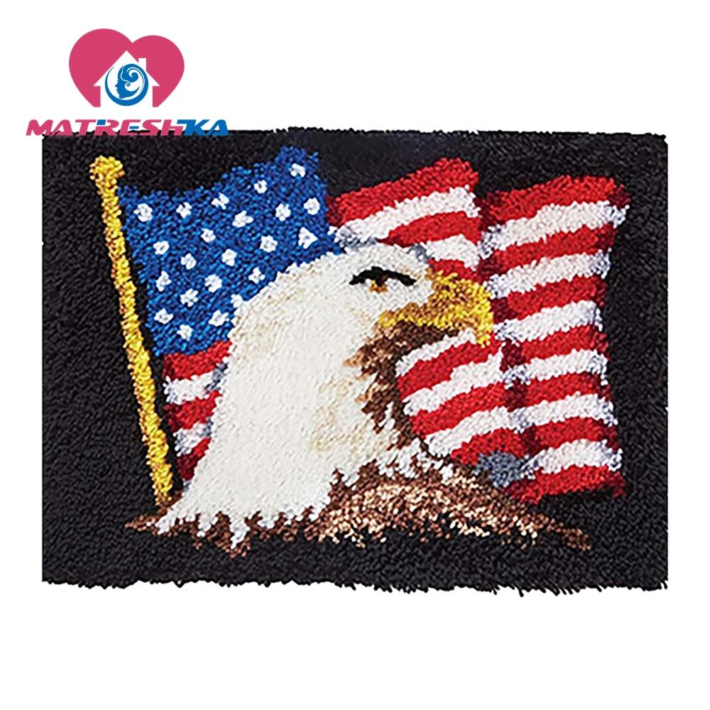 Крюк с защелкой ковер комплекты ковры крючок для вышивания крестиком Кнопка