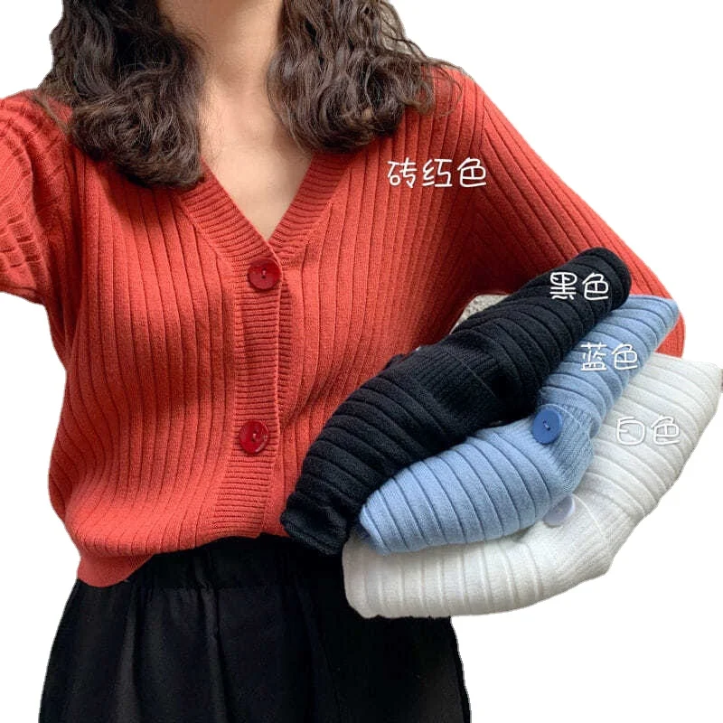 

Long Sleeve Winter 2021 Novelty Clothes Knitted Cardigan For Women's Sweaters Female Jersey Woman Jumper Ladies Sweater Oversize