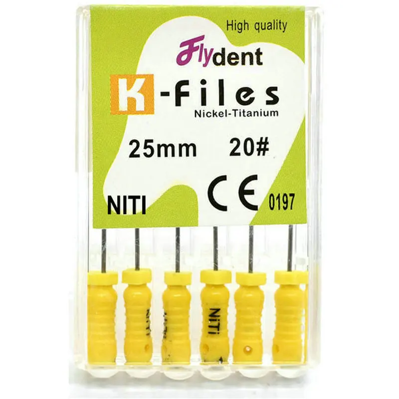 Стоматологический Инструмент Файлы нити к K FILES руки пользования для endondontic