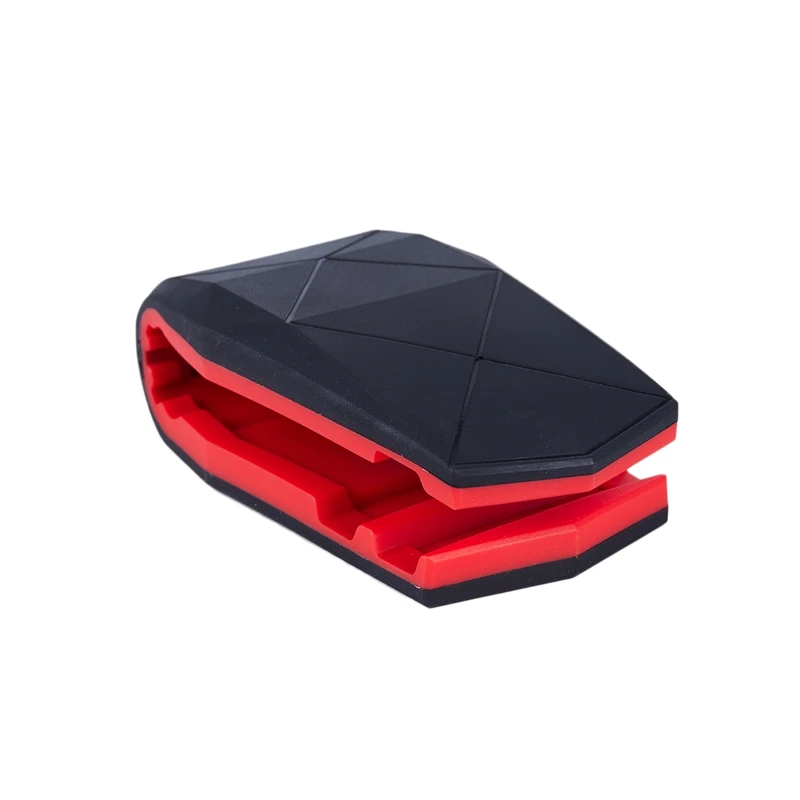 Universal Crocodile Clip Car Dashboard Cell Mobile Phone GPS Mount Holder Stand red |