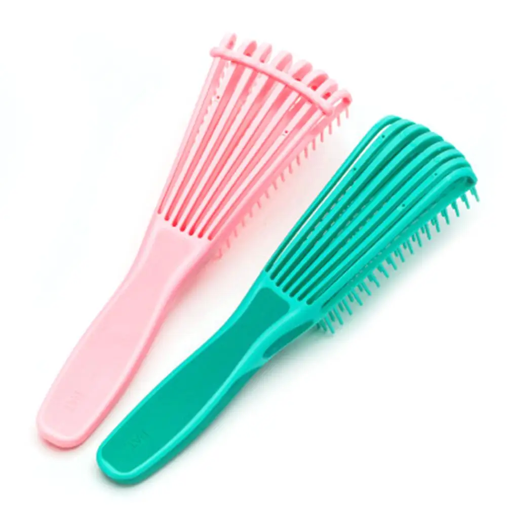 Голубой/розовый расческа для волос Массажная Расческа кожи головы легко