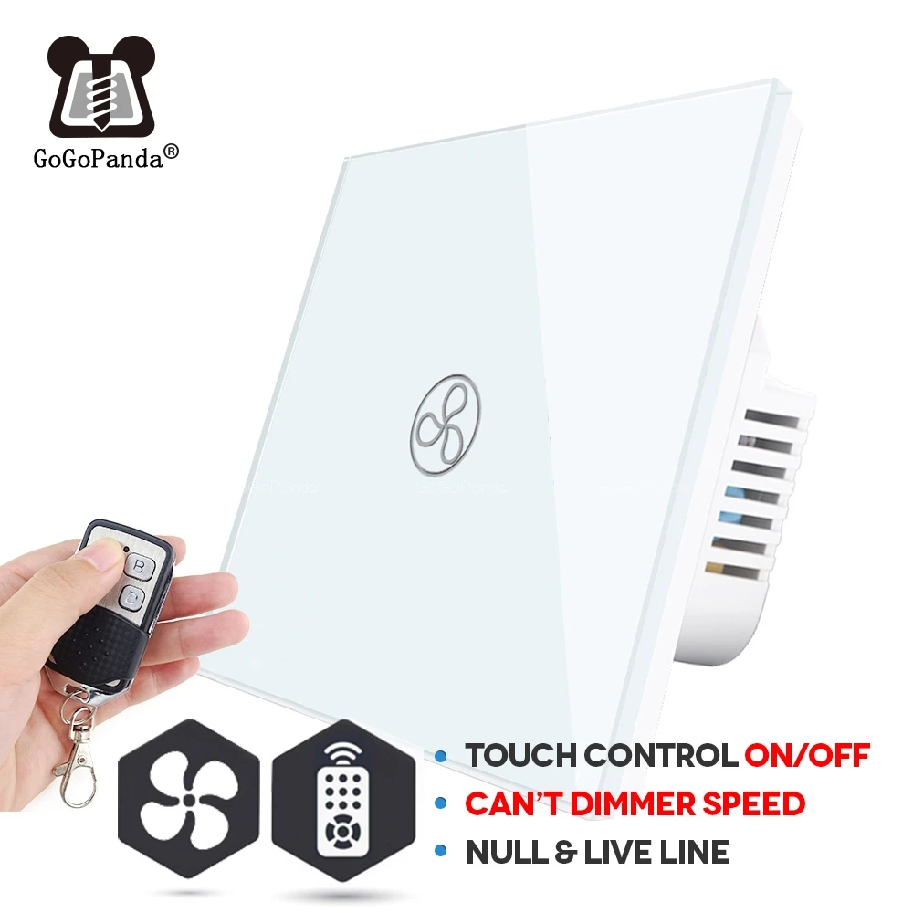 Настенный сенсорный выключатель для автоматизации умного дома 1 клавиша 2