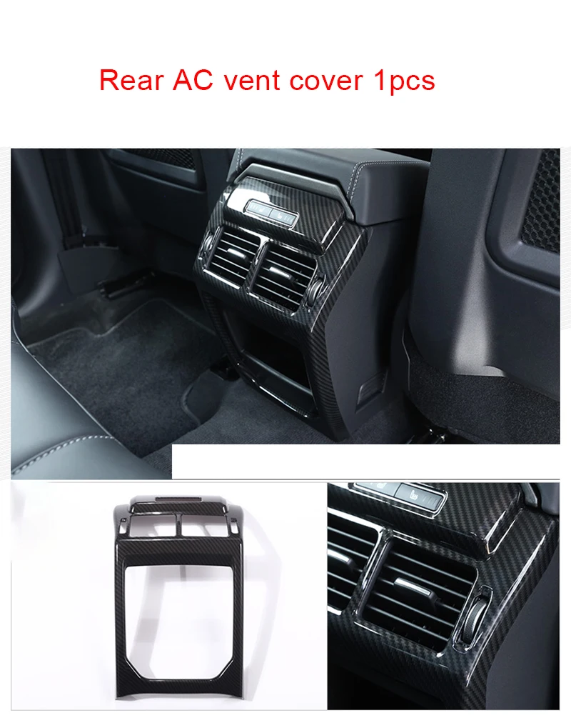 

Задняя Крышка вентиляционного отверстия из углеродного волокна для Land Rover Range Rover Aurora 2012-2019, 1 шт.